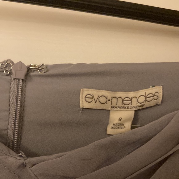 Eva Mendes long grey dress (size 8) - Picture 6 of 6
